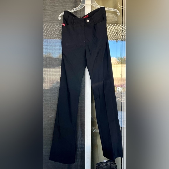 Miss Sixty Pants - Miss Sixty, black wide leg pants, size (p)